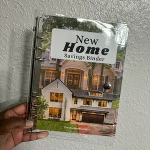 New Home Savings Binder A5 with trackers
