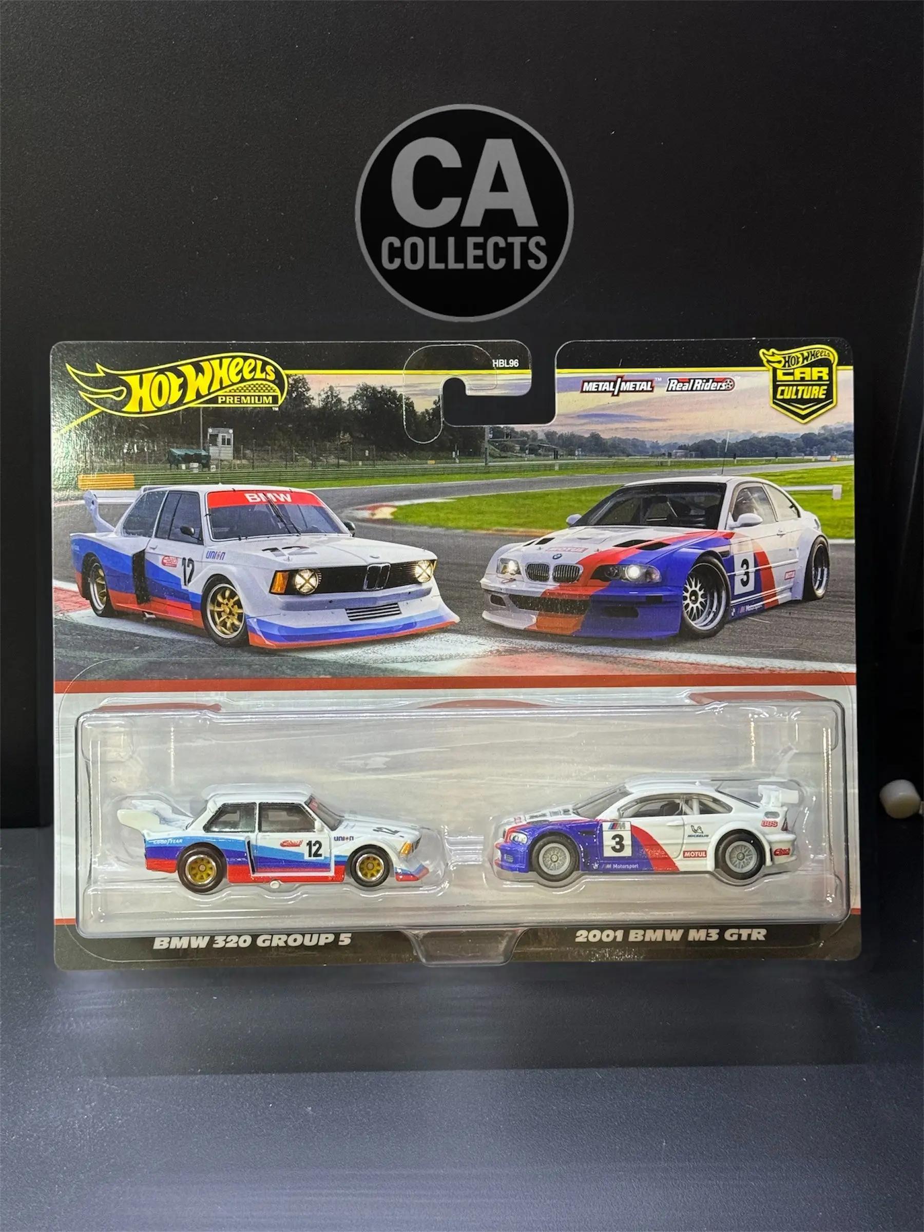 Hot Wheels Car Culture Premium 2-Pack BMW E30 Group 5 & 2001 BMW M3 GTR
