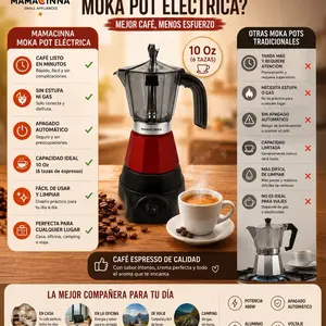 CAFETERA ESPRESSO 6 TAZAS para el Cafesito