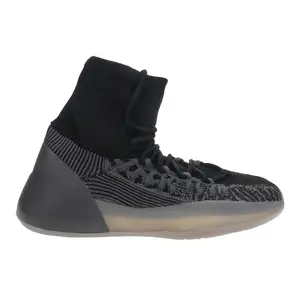 adidas Mens Yeezy Knit Basketball Sneakers Shoes - Black