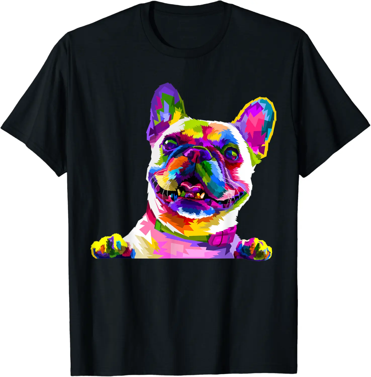 Frenchie French Bulldog Pop Art Portrait Bouledogue T-Shirt - Dakotamc Shop 88B08ZZ3JYSZ