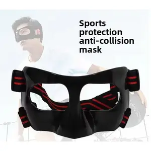 Basketball mask Football mask Nose protection Face protection Mask Anti-collision cycling Sports protective gear Nose bone Eyebrow bone protective mask