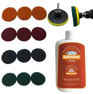 14-Piece Drill Brush Set & Hard Water Cleaner