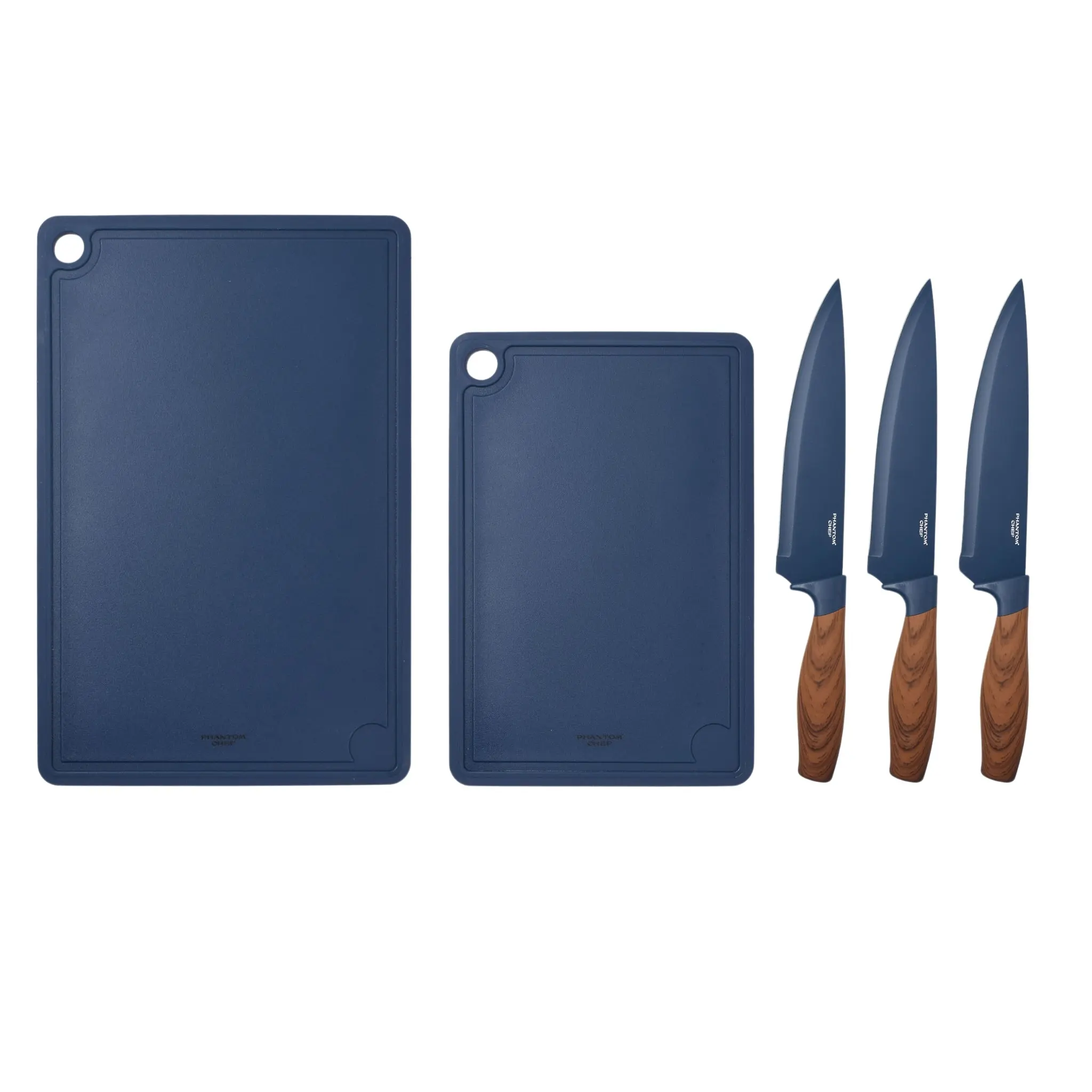 Phantom Chef Cutting Board & Knife Set
