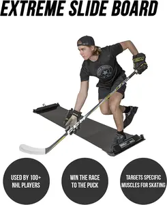 Slide Board - Portable IceHockey Training Aid, For Stamina, Endurance, Strength, Agility and Speed(BET)