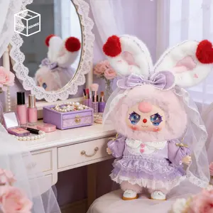QIQI-BABAYTHREE LOLITA 400% SERIES Mystery Boxes Bag Pendant Bunny Soft Collectibles (Hidden Style Probability: 36:1)
