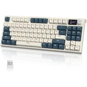 ATTACK SHARK X Mambasnake RK86 RGB 75% Wireless Gasket Mechanical Keyboard with Triple Mode Bluetooth5.0/2.4G/USB-C