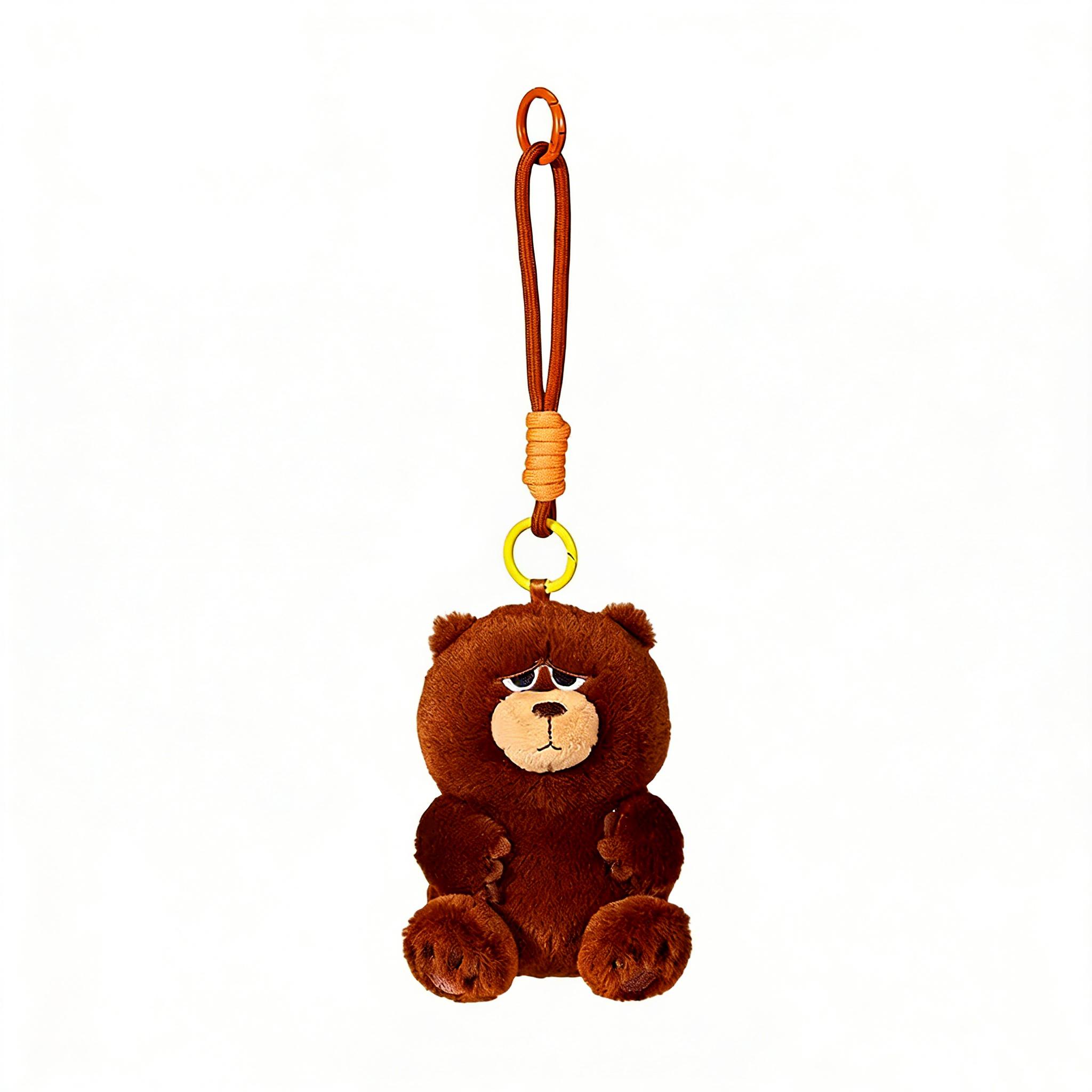 Disney Pixar Beaver Transformation Plan Plush Keychain,Cute Characters,Soft Collectible Stuffed Animal Bag Charm for Backpack Purse Keyring,Official Fan Gift for Kids & Adults Holiday Gift Birthday Gift (4.3"-5.7")