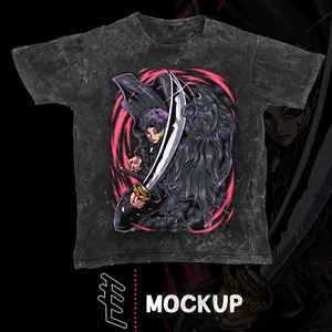 Kagurabachi Wash T-Shirt, Chihiro Anime Washed Shirt, Wibu T Shirt, Washed Unisex Anime T-Shirt, Menswear Shirt, Trending Manga Shirt, Gift For Him, Gift For Anime Manga Fan, Y2K