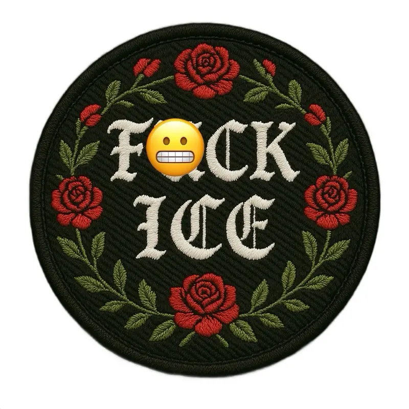 F*ck ICE gothic rose patch (Pre-order) F*ck ICE gothic rose patch (Pre-order)