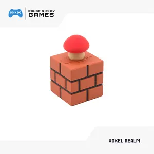 Switch Game Accessories for Switch 1 2 Dock - Brick Mushroom Block | Magnetic | Switch 1 & Switch 2