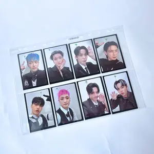 [A4 Slim] - 8 Pocket Slim (63x93mm)- 11 Holes Premium Binder Pages, 100 Micron Thick, High Definition For OT8 Sets (Pack of 25) - (S2-66)