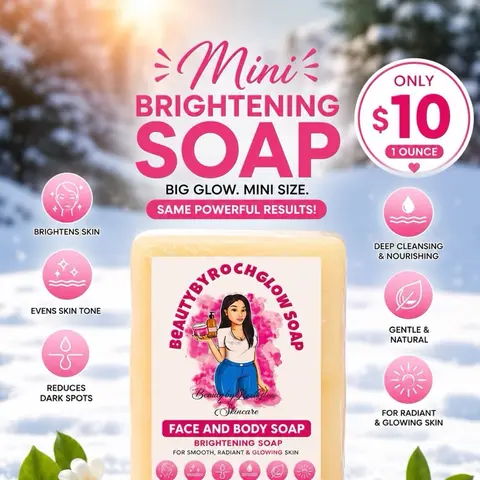 Beautybyrochglow face and body soap