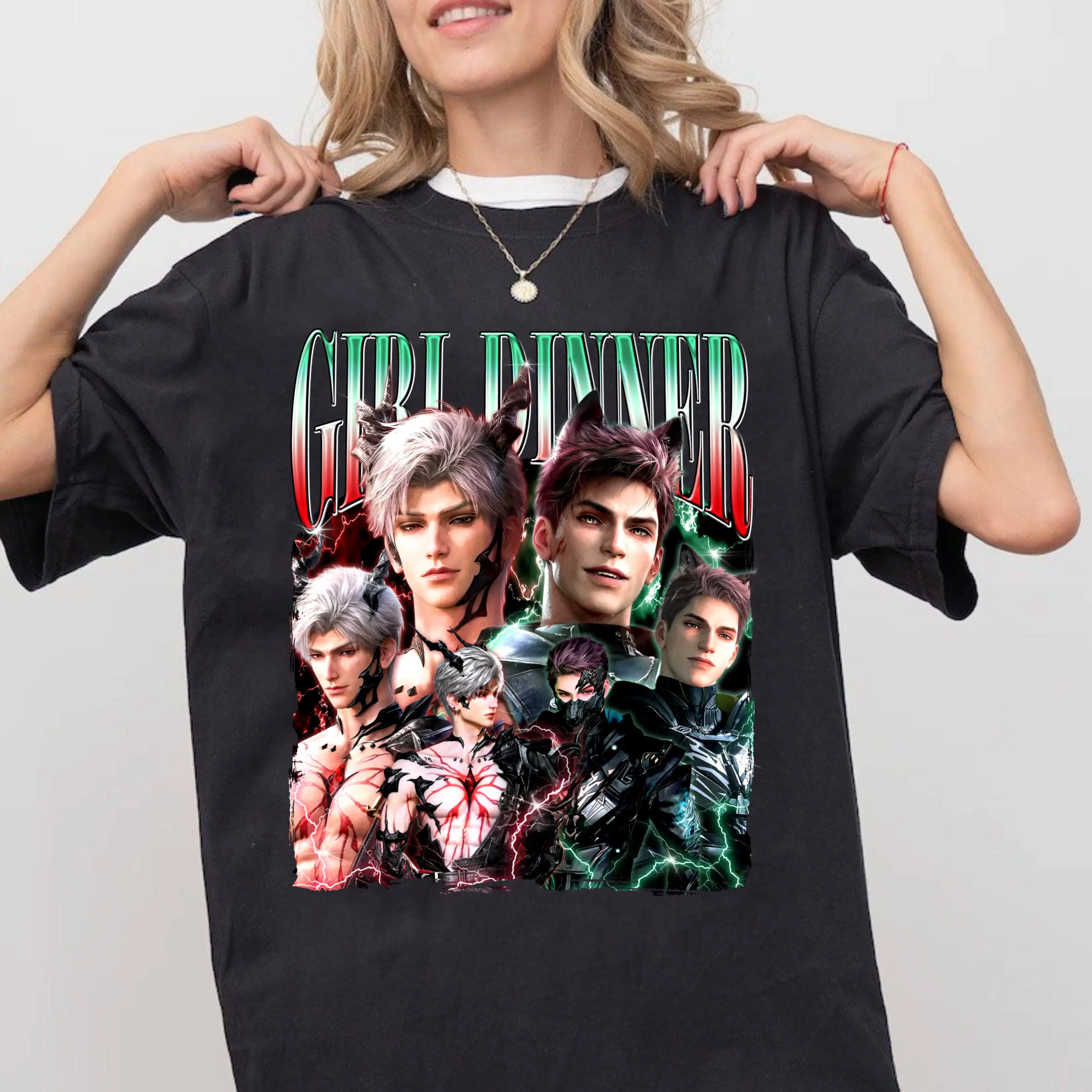 Girl Dinner Shirt, Valko And Sylus Love And Deepspace Shirt