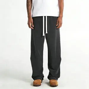 Men's corduroy casual pants, loose straight fit, spring/autumn style