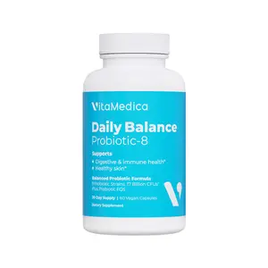 Daily Balance Probiotic-8: Synbiotic for Balanced Gut & Skin Microbiome