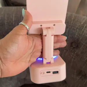 Product Review of IMOLI Wireless Audio Induction Bluetooth Speaker with Emergency Charging 5in1 Phone Holder Power Bank LED Nightlight for Tablet iPhone Android 5.3 Connectivity 1500mAh Battery 100Hz-20kHz Frequency Response New Design Durable Smart Device from E**r m** c**i