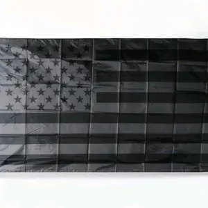 All Black American Flag for indoors or outdoor  Banners