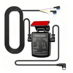 Radar Activated Dash Cam Hardwire Kit Type C | 5M Detection Range | 24/7 Parking Monitoring | Low Voltage Protection | 12V-24V to 5V/3A | Fuse Box Power (DK2)