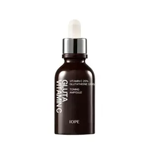 IOPE Gluta Vitamin C Toning Ampoule 23g - Brightening Skincare Treatment for Skin Repair & Exfoliation