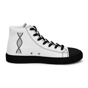 Women’s Pure DNA High-Top Sneakers (Black & White)