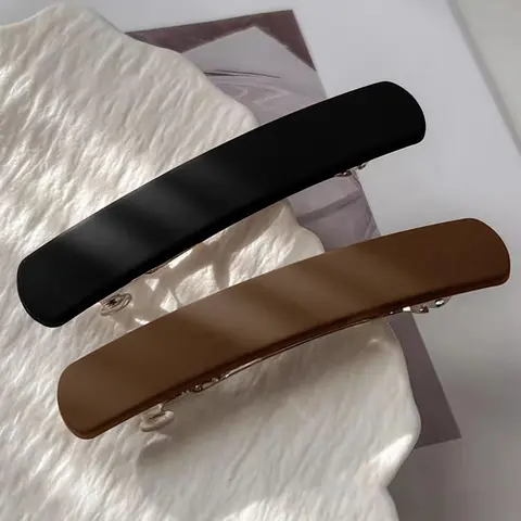 Minimalist All-match Plain Matte Hair Clips, Fashionable Hair Accessories & Hair Decor for Women & Girls, Minimalist Headwear Suitable for Casual Daily Wear, Barrettes Hair Clips, Hair Clip Set