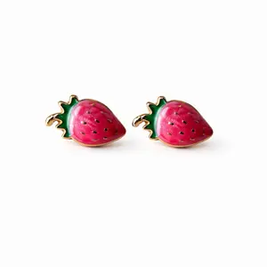 Strawberry Earrings - Cute and Colorful Design for Women, Perfect for Casual Wear and Gift Giving