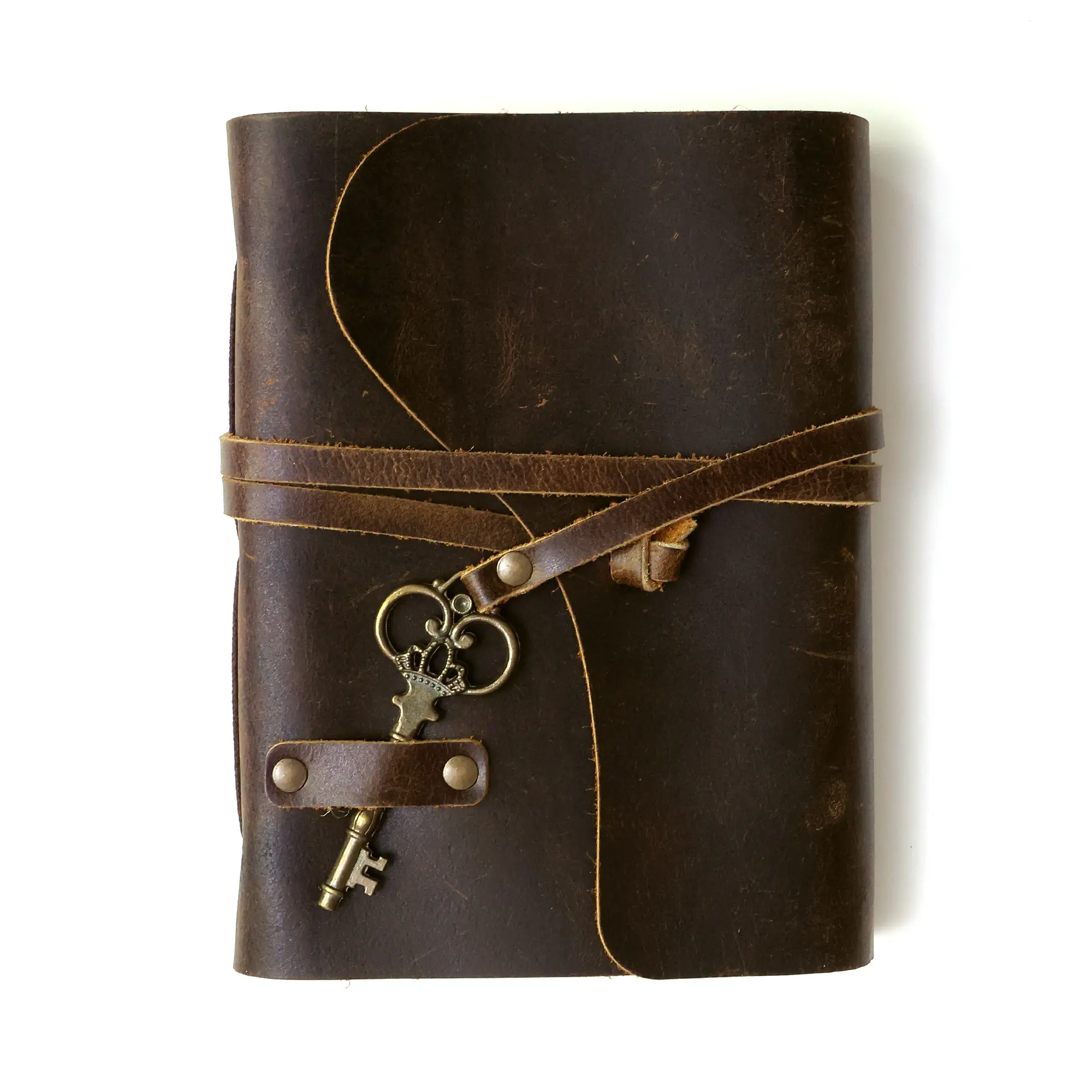 Leather Journal Vintage Notebook for Writing, Sketching & Personal Thoughts – Handmade Diary for Men & Women