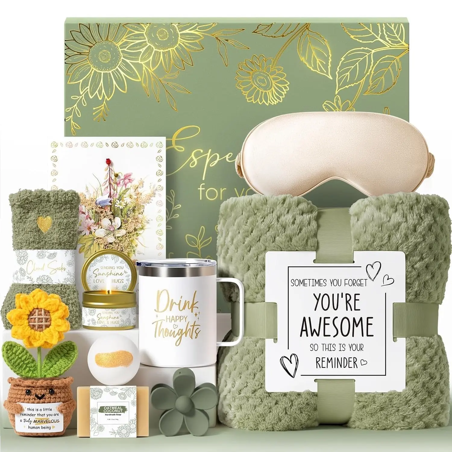 Sage Green(with blanket)