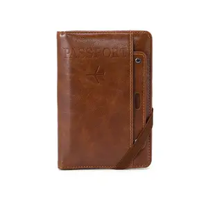 6-Pack Passport Holders – Ultra Slim PU Leather Passport Wallets for Men and Women, Travel Passport Covers