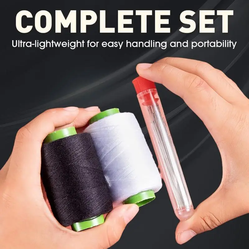 Tent Parts & Accessories Heavy-Duty Tent Thread Easy-Thread Sewing Needles