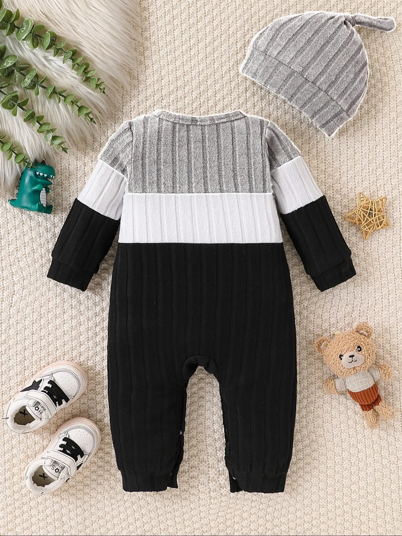Baby Boy Clothes Set, Cute Cartoon Animal Design, Soft Fabric, Includes Stripes Print Bodysuit & Hat, Perfect for Newborns, Toddlers, All Seasons Wear, Toddler Outfit - TikTok Shop Baby Boy Clothes Set, Cute Cartoon Animal Design, Soft Fabric, Includes Stripes Print Bodysuit & Hat, Perfect for Newborns, Toddlers, All Seasons Wear, Toddler Outfit - TikTok Shop