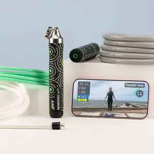 AMP Smart Jump Rope Set With Personalized Workouts, Real-time Jumping Feedback, & More.