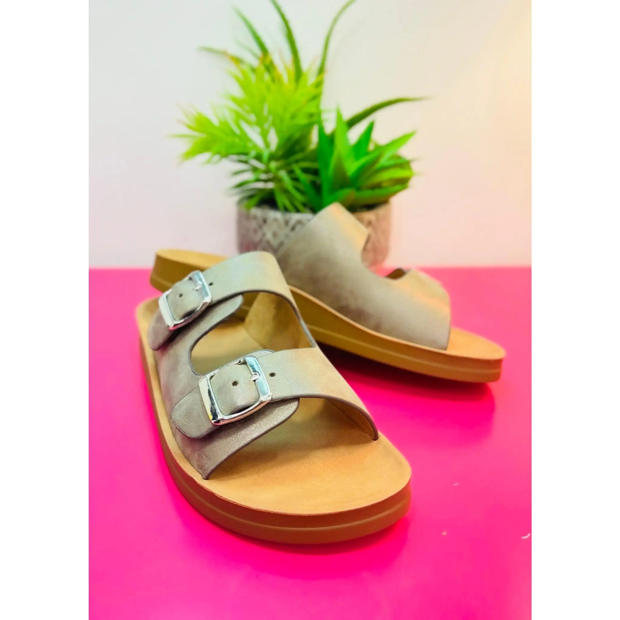 Lets Be Real Bronze Sandal by Corkys
