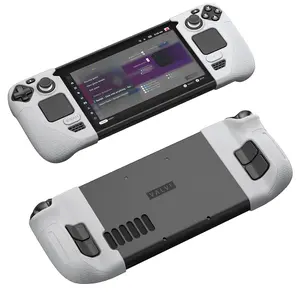 Grip Protection Case Compatible with Steam Deck OLED/LCD, Steam Deck Grip, Steam Deck GripSkin, GripArmor  Sleeve Set (one Left and one Right) - GP0016 Grey