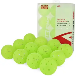 Pro S1 Ball | Crack-Resistant | 38 Hole Outdoor Pickleball Balls | USAPA Approved Pickle Ball for Tournament Play |  Aerodynamics |