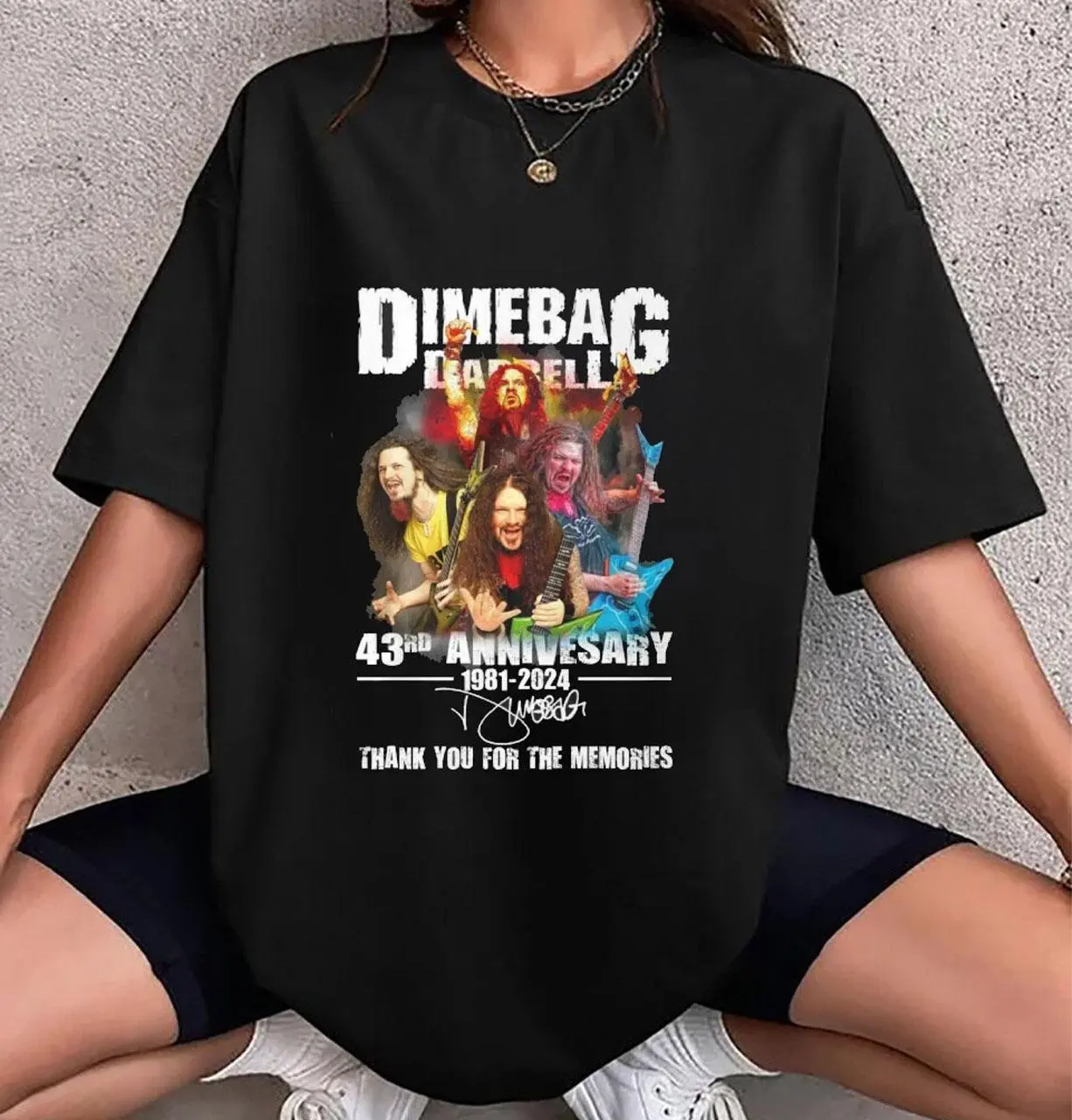 Dimebag Darrell 43rd Anniversary 1981-2024 Thank You T-Shirt