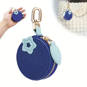 Cute Fruit-Shaped Coin Purse,Adorable Keychain Accessory for Bags and Backpacks,Portable Mini Bag with Zipper Closure, Multi-Use Wallet for Coins, Keys and Earphones,All Season Casual Style, Purse Accessories,gift