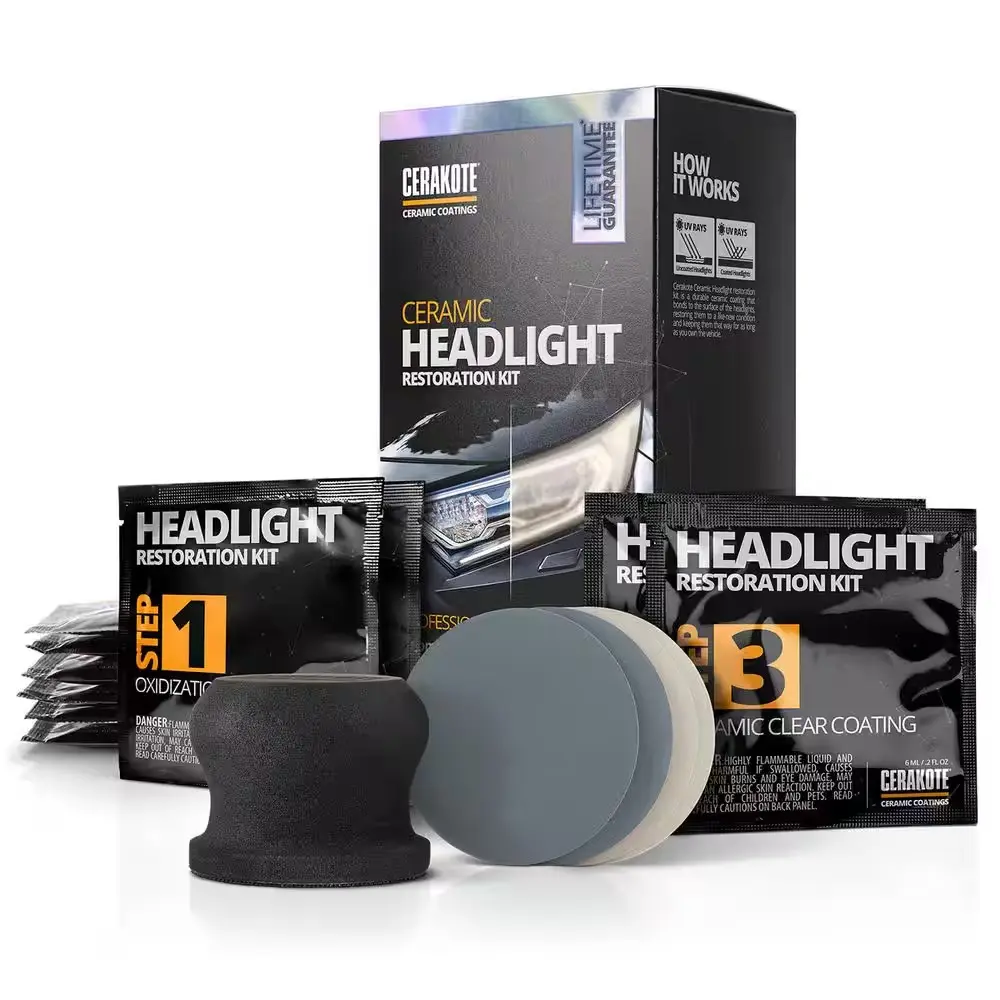 Headlight Restoration Kit, car lights cleaner Headlight Restoration Kit, car lights cleaner