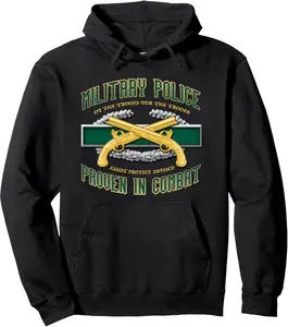 Military Police Proven In Combat Pullover Hoodie