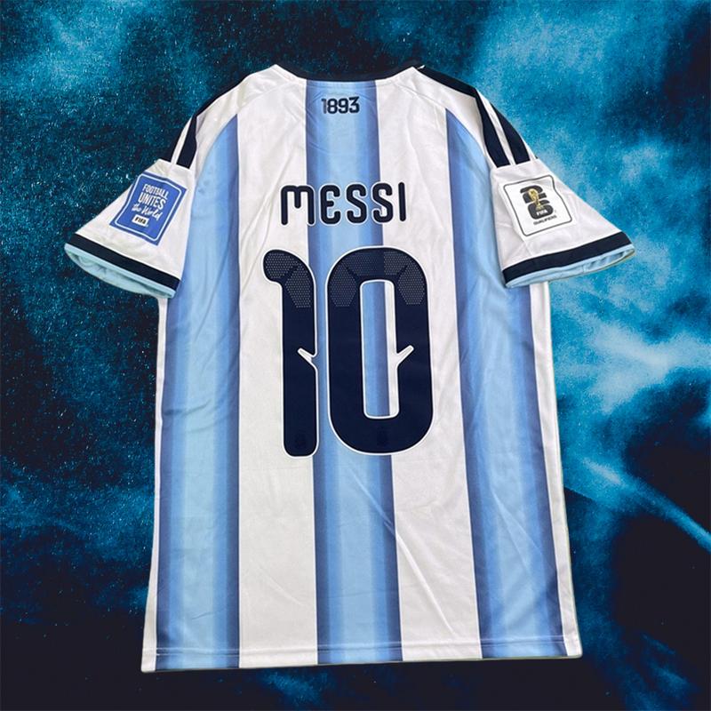 2026 World Cup Argentina Home No.10 Messi Short sleeve Soccer jersey