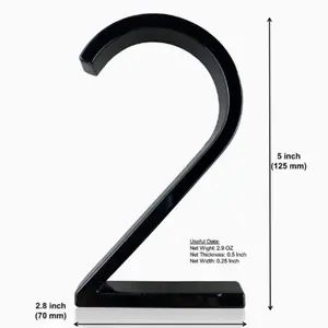 Relief Doorplate, Zinc Alloy Material, Metal Address Sign, Outdoor Door Number Plate 0-9, Durable and Stylish Home Accessory