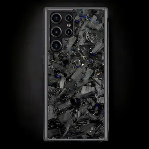 BOLD FORGED Carbon Fiber Galaxy Case - BLUE x GOLD