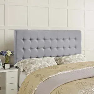 Modway Tinble Queen Upholstered Fabric Headboard in Sky Gray