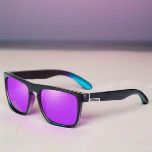 KDEAM Legend Square Sunglasses KD156B2BZ Polarized Lens for Men Women Outdoor Sports Fishing Mountaineering UV400 Protection Acetate Frame