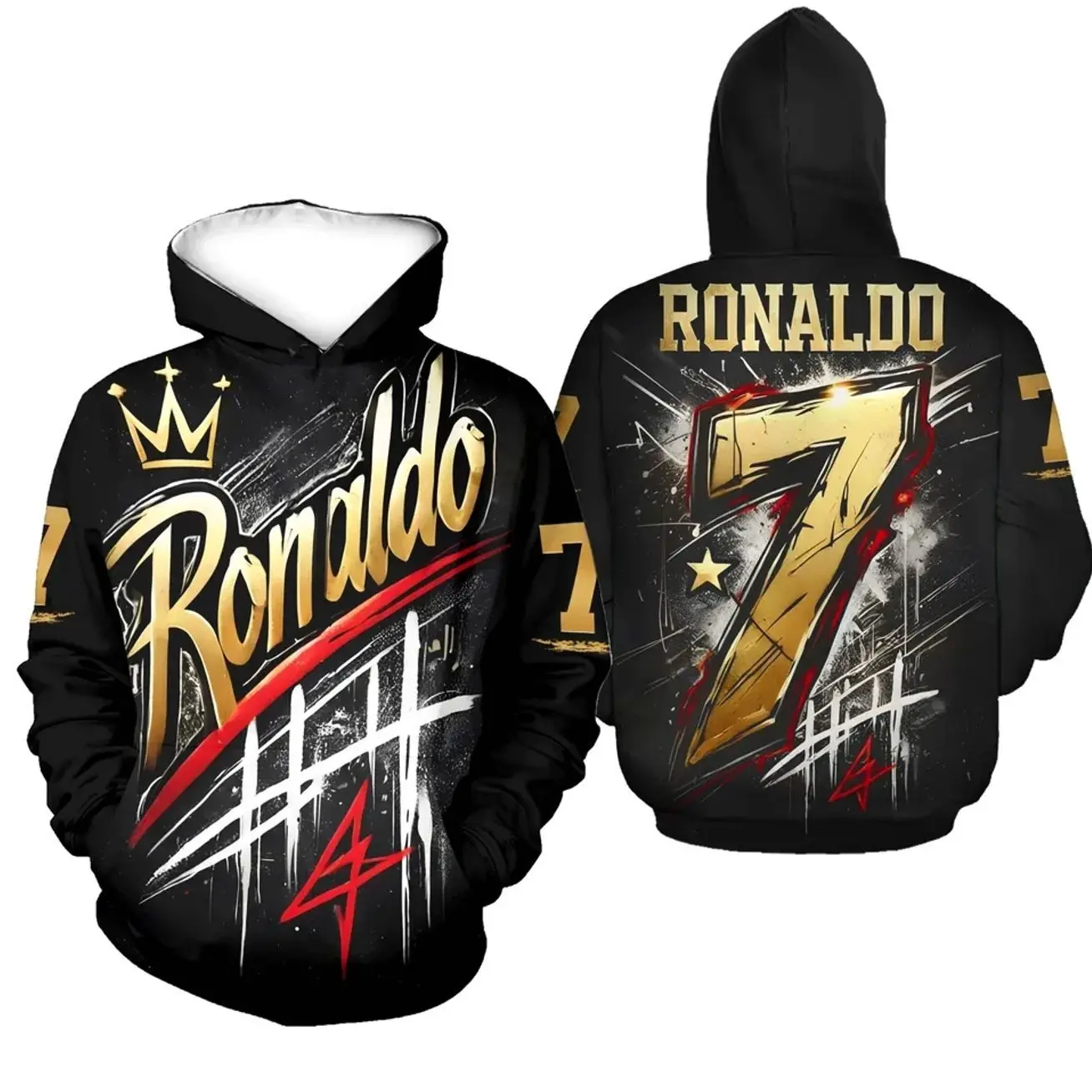 2025 Ronaldo 7 3D Hoodie