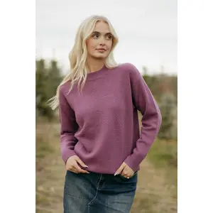 Perrie Sweater-Plum