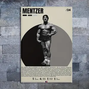 12x18 Inches Iconic Builder Wall Print - Unframed Home Decor for Gym, Office Room, Fitness Gift for Bodybuilding Enthusiasts, Modern Poster