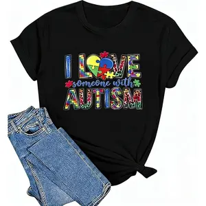 Autism Awareness T Shirt for Moms April Support Gift for Women Special Education Top