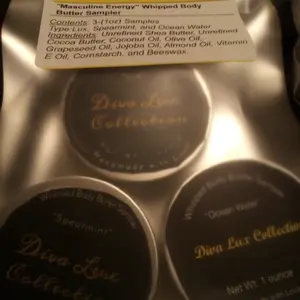 Whipped Body Butter Sampler "Masculine Energy"